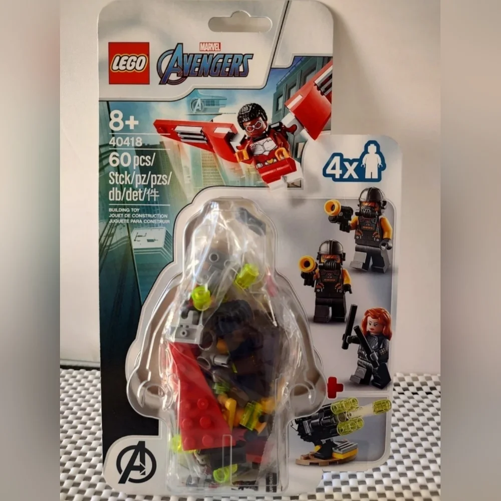 Lego Marvel Avengers 40418 Minifigure Pack Falcon & Black Widow NWT Building Toy